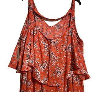 Boutique Coral Dress Floral 3X NWT